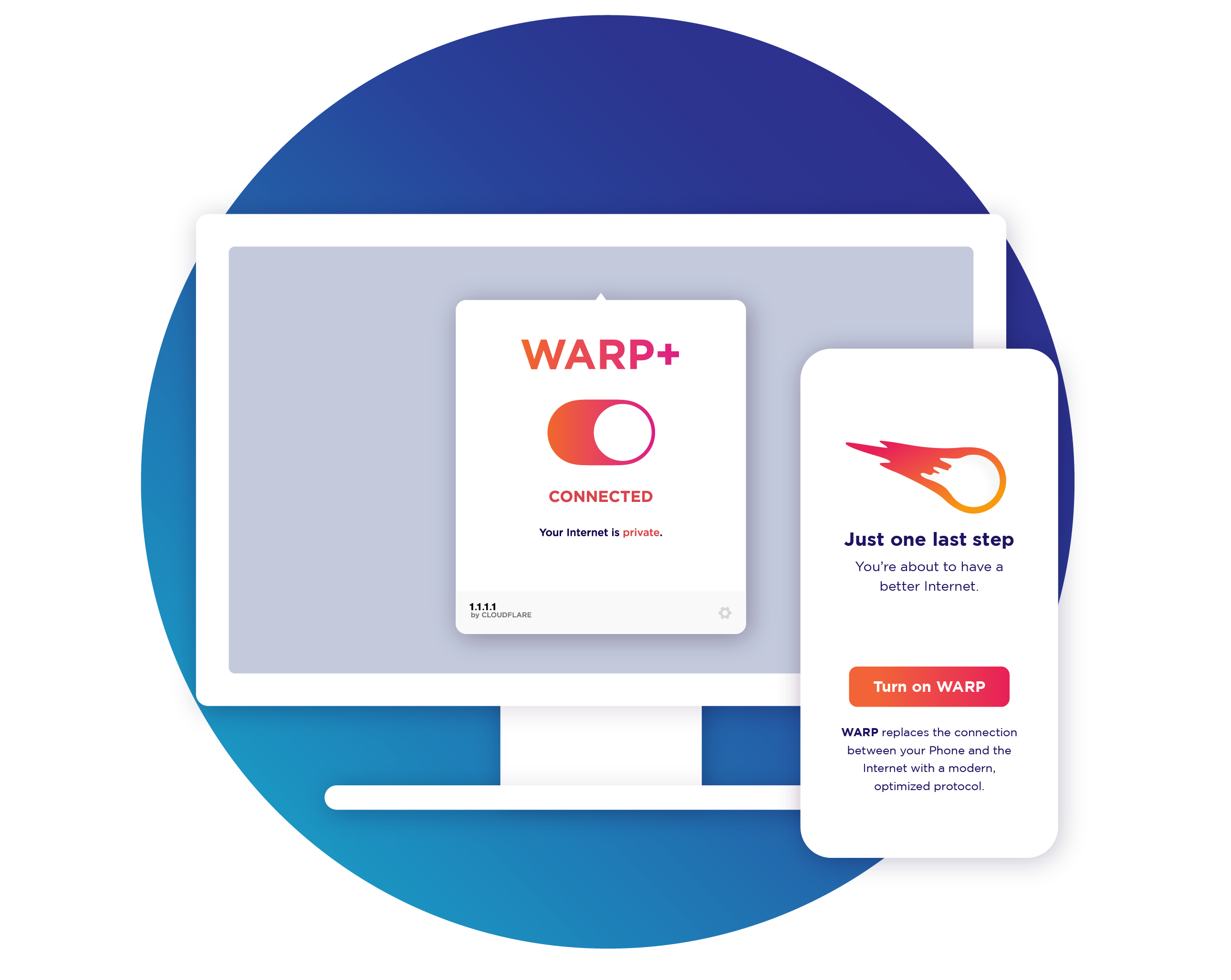 Cloudflare 1.1.1.1 WARP+ VPN Key (Lifetime / 12000 TB / 5 Devices), 1.64$