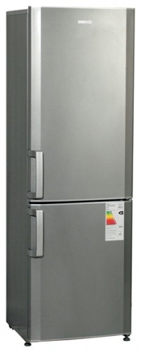 Refrigerator BEKO CS 338020 X larawan, katangian