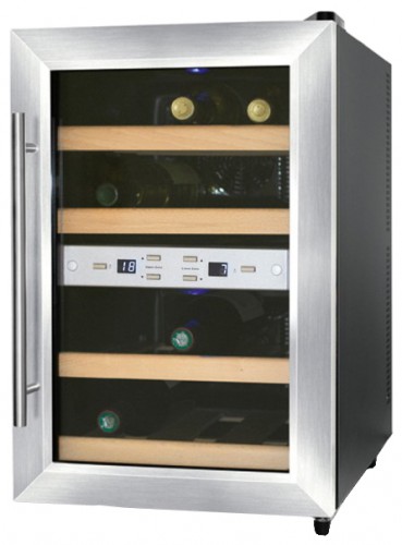 Kylskåp Caso WineDuett 12 Fil, egenskaper