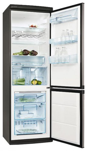 Refrigerator Electrolux ENB 34633 X larawan, katangian