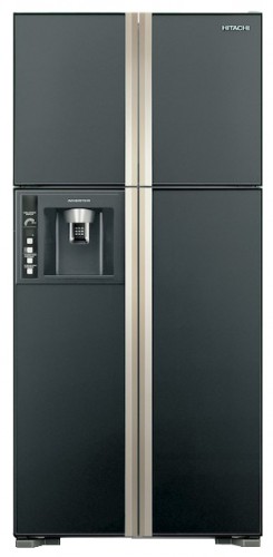 Refrigerator Hitachi R-W662FPU3XGGR larawan, katangian