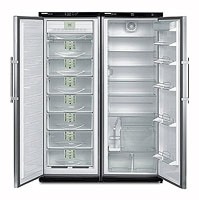 Refrigerator Liebherr SBSes 7401 larawan, katangian