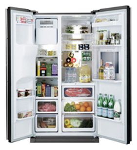 Kylskåp Samsung RS-21 HKLFB Fil, egenskaper