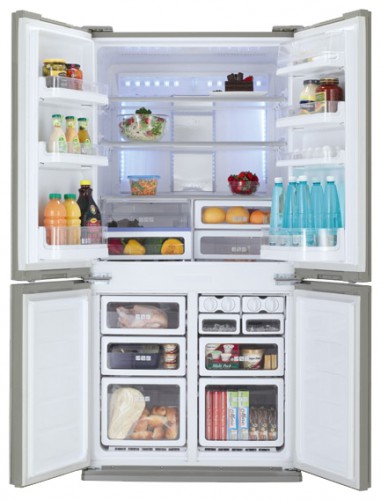 Refrigerator Sharp SJ-FP97VBE larawan, katangian