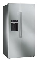 Refrigerator Smeg SBS63XED larawan, katangian