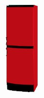 Refrigerator Vestfrost BKF 405 E58 Red larawan, katangian