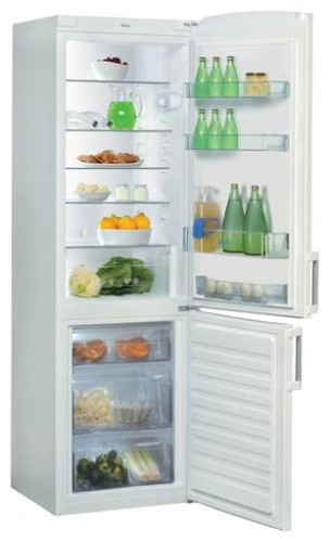 Refrigerator Whirlpool WBE 3712 A+W larawan, katangian