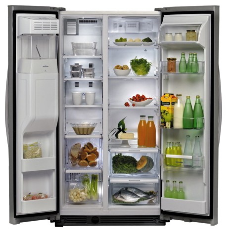 Refrigerator Whirlpool WSC 5541 NX larawan, katangian