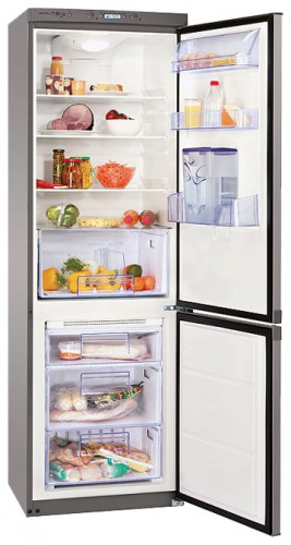 Refrigerator Zanussi ZRB 835 NXL larawan, katangian