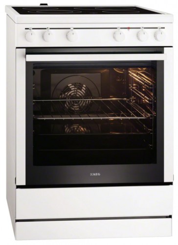Estufa de la cocina AEG 40006VS-WN Foto, características
