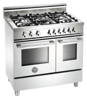 Кухонная плита BERTAZZONI W90 5 MFE BI Фото, характеристики
