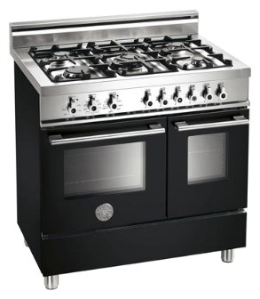 Кухонная плита BERTAZZONI W90 5 MFE NE Фото, характеристики