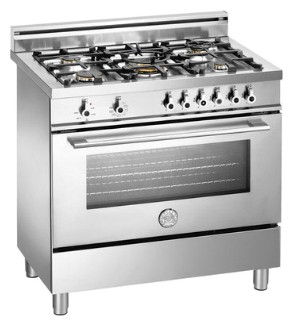 Кухонная плита BERTAZZONI X90 5 MFE X Фото, характеристики
