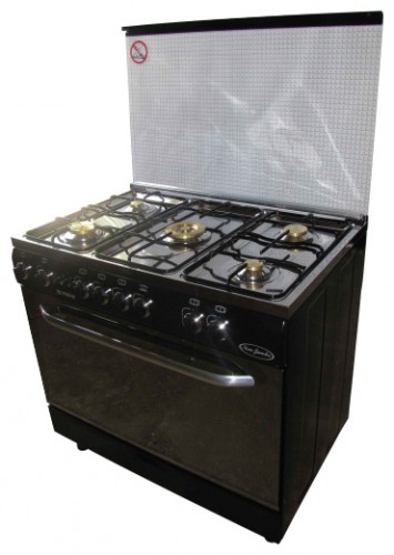 Кухненската Печка Fresh 90x60 NEW JAMBO black st.st. top снимка, Характеристики