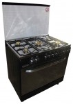 रसोई चूल्हा Fresh 90x60 NEW JAMBO black st.st. top 90.00x85.00x60.00 सेमी