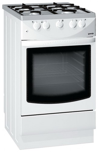 रसोई चूल्हा Gorenje G 470 W-E तस्वीर, विशेषताएँ