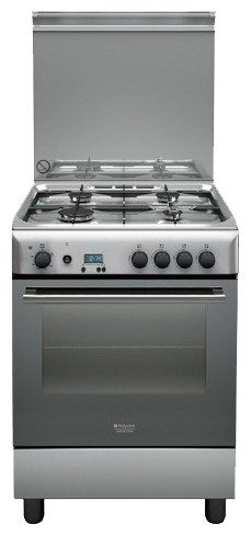 Кухонна плита Hotpoint-Ariston H6GG5F (X) фото, Характеристики