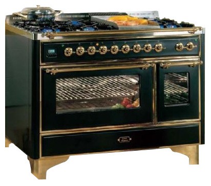 Кухонная плита ILVE M-120B6-VG Green Фото, характеристики