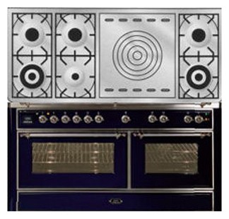 厨房炉灶 ILVE M-150SD-E3 Blue 照片, 特点