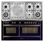 厨房炉灶 ILVE M-150SD-VG Blue 151.10x92.00x60.00 厘米