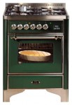 Кухонна плита ILVE M-70D-VG Green 70.00x85.00x60.00 см