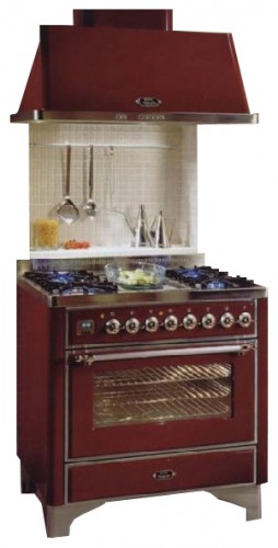 厨房炉灶 ILVE M-90-VG Blue 照片, 特点