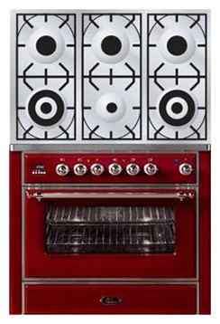 Кухонная плита ILVE M-906D-MP Red Фото, характеристики