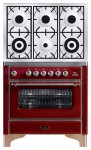 Кухонная плита ILVE M-906D-VG Red 90.00x92.00x60.00 см