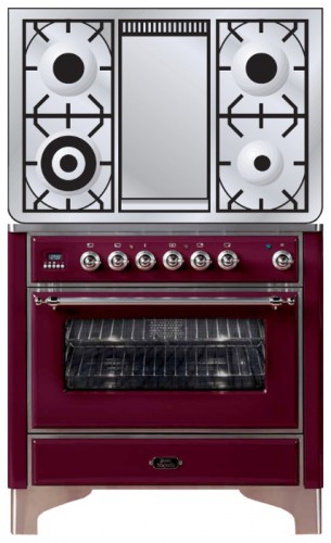 Estufa de la cocina ILVE M-90FD-E3 Red Foto, características