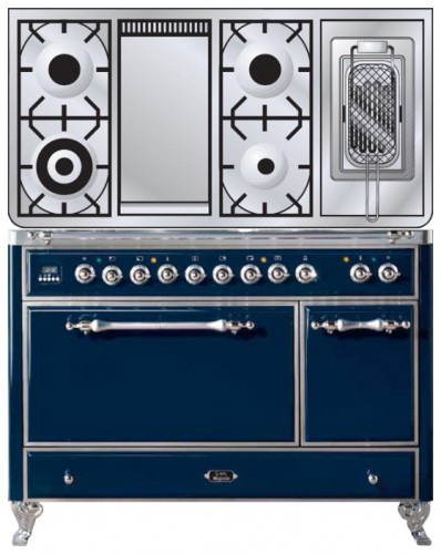 रसोई चूल्हा ILVE MC-120FRD-E3 Blue तस्वीर, विशेषताएँ