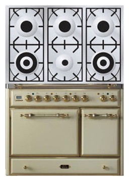 厨房炉灶 ILVE MCD-1006D-E3 White 照片, 特点