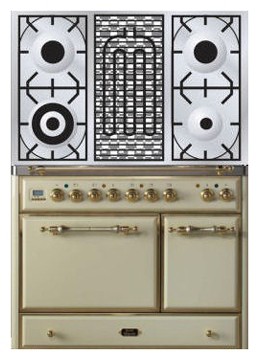 موقد المطبخ ILVE MCD-100BD-E3 Antique white صورة فوتوغرافية, مميزات