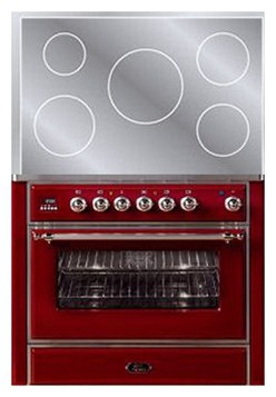 厨房炉灶 ILVE MI-90-E3 Red 照片, 特点