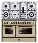 厨房炉灶 ILVE MS-1207D-E3 Antique white 122.00x90.00x70.00 厘米