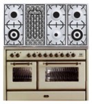 厨房炉灶 ILVE MS-120BD-E3 Antique white 122.00x90.00x70.00 厘米