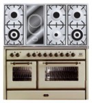 厨房炉灶 ILVE MS-120VD-VG Antique white 122.00x85.00x60.00 厘米