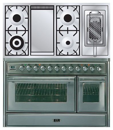 Кухонная плита ILVE MT-120FRD-E3 Stainless-Steel Фото, характеристики