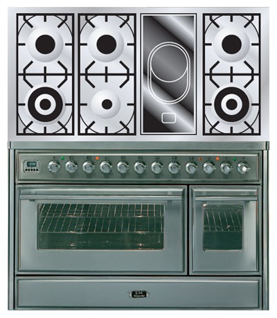 Kitchen Stove ILVE MT-120VD-VG Stainless-Steel Photo, Characteristics