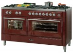 厨房炉灶 ILVE MT-150B-VG Red 150.00x90.00x60.00 厘米