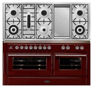Estufa de la cocina ILVE MT-150FD-VG Red Foto, características