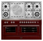 厨房炉灶 ILVE MT-150SD-VG Red 151.10x93.00x60.00 厘米