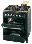厨房炉灶 ILVE MT-70D-MP Green 70.00x85.00x60.00 厘米