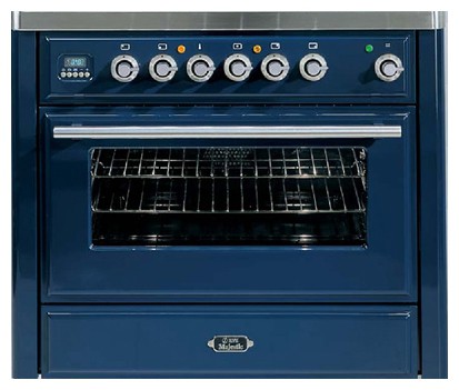 厨房炉灶 ILVE MT-90B-MP Blue 照片, 特点