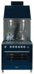厨房炉灶 ILVE MT-90F-VG Green 90.00x87.00x70.00 厘米