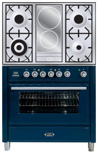 Fogão de Cozinha ILVE MT-90ID-E3 Blue Foto, características