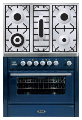 موقد المطبخ ILVE MT-90PD-MP Blue صورة فوتوغرافية, مميزات