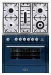 Σόμπα κουζίνα ILVE MT-90PD-MP Blue 91.10x93.00x60.00 cm