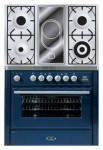 Fogão de Cozinha ILVE MT-90VD-MP Blue 91.10x85.00x60.00 cm
