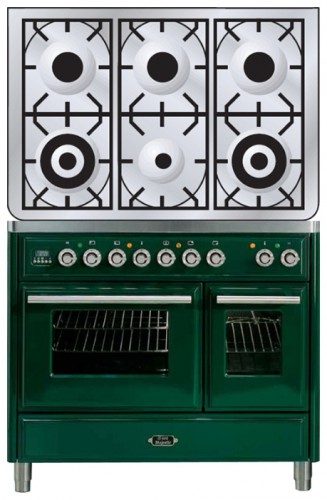 Virtuvės viryklė ILVE MTD-1006D-E3 Green nuotrauka, Info