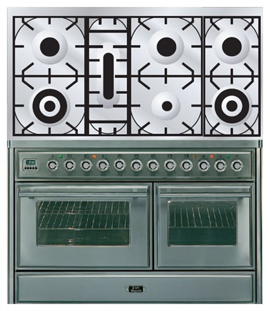 Estufa de la cocina ILVE MTS-1207D-E3 Stainless-Steel Foto, características